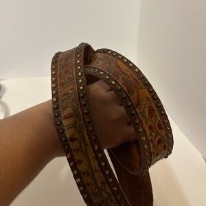 Leatherock Multicolor Studded Belt